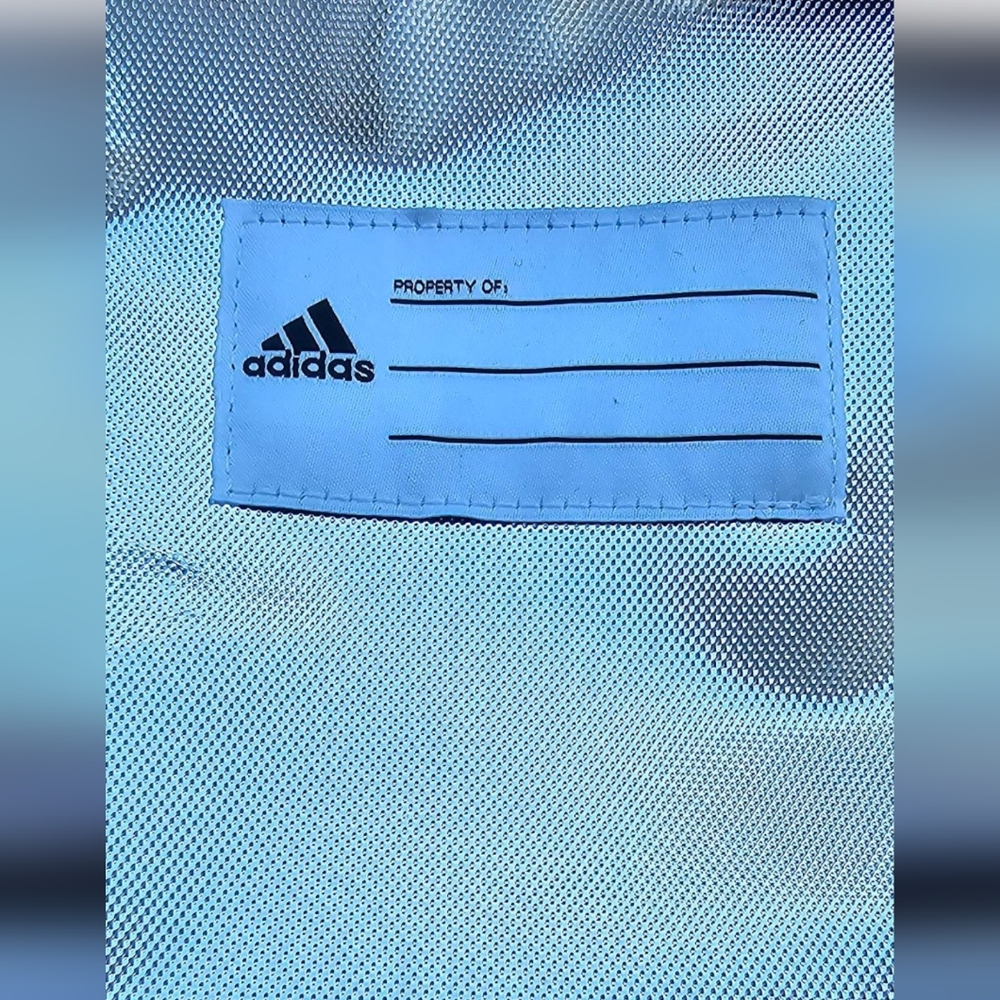 Adidas - NEW Blue and Orange Camo Lunch Bag Insulated w/Clip & Outside Pocket - Picture 6 of 7